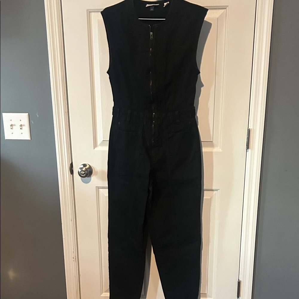 Universal Thread Black Denim Jumpsuit